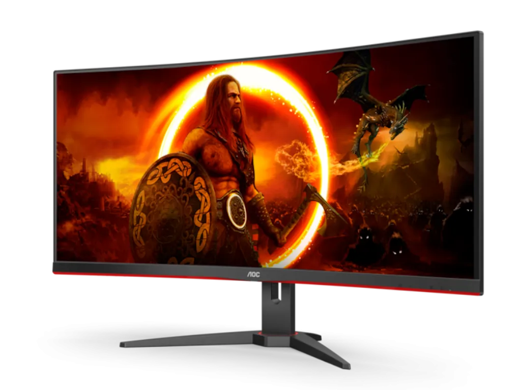 Monitor AOC CU34G2XE/BK 34"/VA,zakrivljen,21:9/3440x1440/144Hz/1ms MPRT/HDMI,DP/freesync/crna Slika 1